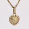 Modern 18 Karat Yellow Gold Heart-Shaped Charm Pendant, Image 5