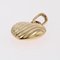 Modern 18 Karat Yellow Gold Heart-Shaped Charm Pendant 3