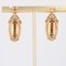 French Fine Pearl and 18 Karat Rose Gold Dangle Earrings, 19th Century 9