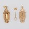 French Fine Pearl and 18 Karat Rose Gold Dangle Earrings, 19th Century 8