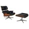 Mid-Century Lounge Chair and Ottoman attributed to Charles & Ray Eames for Herman Miller 1