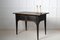 Gustavian Swedish Black Country Table with Drawers, Image 3