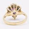 Vintage 14k Yellow Gold Ring with Amethyst and Diamonds, 1970s 6