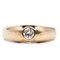Vintage Solitaire Ring in 18k Yellow Gold and Diamond, 1970s 1