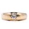 Vintage Solitaire Ring in 18k Yellow Gold and Diamond, 1970s, Image 1