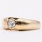Vintage Solitaire Ring in 18k Yellow Gold and Diamond, 1970s 4