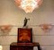 Lámpara de araña de cristal de Murano rosa, años 90, Imagen 8