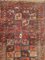 Antiker turkmenischer Stammes-Teppich im Used-Look, 1890er 12