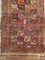 Antiker turkmenischer Stammes-Teppich im Used-Look, 1890er 2