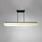 Italian Modern Neon Ceiling Light with Black Metal Structure, 1980s 3