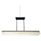 Italian Modern Neon Ceiling Light with Black Metal Structure, 1980s, Image 1