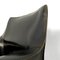 Italian Modern Black Leather Chairs Cab 413 attributed to Mario Bellini for Cassina, 1980s, Set of 6, Image 8