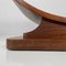 Italian Art Deco Wooden Coffee Table with Semicircle Legs, 1930s, Image 13