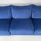 Italian Modern Modular Sofa in Blue Velvet, 1980s, Set of 5, Image 13
