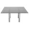Andre Dining Table in Chrome & Smoked Glass attributed to Tobia Scarpa for Gavina, Italy, 1968, Image 1