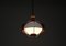 Pendant Lamp in Opaline Glass & Red Metal attributed to Mathieu Matégot, France, 1950s 6