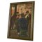 G. van Rampelberg, Weightful Discussion, Oil on Panel, 1920s, Framed 1