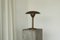 Lámpara de mesa Art Déco grande de latón patinado, Italia, años 30, Imagen 6