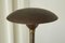 Lámpara de mesa Art Déco grande de latón patinado, Italia, años 30, Imagen 7