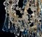 Lámpara de araña Greta Gargo Tears de cristal de Murano, años 50, Imagen 8