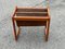 Mid-Century Modern Danish Magazine Holder Crafted in Teak and Leather, 1967, Image 3