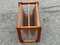 Mid-Century Modern Danish Magazine Holder Crafted in Teak and Leather, 1967 5