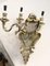 Lampade da parete Regency in bronzo argentato, set di 2, Immagine 15