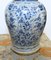 Blue and White Porcelain Temple Jars, Set of 2, Image 6