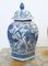 Pots Temple Ming en Porcelaine, Chine, Set de 2 2