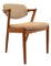 Set of 4 Kai Kristiansen Model 42 Chairs Fejo Vintage Midcentury attributed to Kai Kristiansen for Schou Andersen, 1950s, Set of 4 2