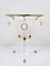 Acrylic Glass & Gilt Metal Tripod Coffee Table Pedestal Gueridon by Maison Charles, 1970s 9