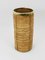 Hollywood Regency Bamboo & Brass Umbrella Stand, Italy, 1970s 3