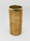 Hollywood Regency Bamboo & Brass Umbrella Stand, Italy, 1970s, Image 3