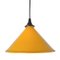 Hanging Lamps in Ocher Yellow, Set of 2 3