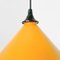 Hanging Lamps in Ocher Yellow, Set of 2 6