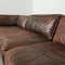 Scandinavian Leather Lounge Sofa, 1960s, Set of 5 9