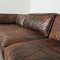 Scandinavian Leather Lounge Sofa, 1960s, Set of 5, Image 9