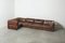 Scandinavian Leather Lounge Sofa, 1960s, Set of 5, Image 5