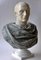 Busto intagliato di Giulio Cesare, fine XX secolo, marmo, Immagine 2