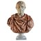 End 20th Century Bust of Octavian Augustus in Breccia Pernice and White Carrara 1
