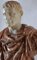 Busto di Ottaviano Augusto della fine del XX secolo in Breccia Pernice e Carrara bianca, Immagine 2