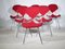 Mid-Century Table and DKR Bikini Chairs in Chrome Wire by Charles Eames for Herman Miller Collection, 1960s, Set of 7, Image 7