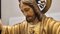 Olot School Artist, Sacred Heart of Jesus, 20th Century, Wood Sculpture 18