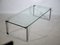 Wide Glass and Chrome Coffee Table 1022 Klassik by Draenert, 1970s, Image 2