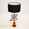 Brass and Teak Armillary Sphere Table Lamp, 1950s 6