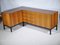 Credenza Mid-Century ad angolo in noce, anni '60, Immagine 10