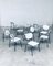 Sedie impilabili industriali, Paesi Bassi, anni '60, set di 10, Immagine 20