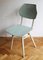 Mid-Century Modern Green and Blue Dining Chairs by Ton, 1964, Set of 2 9
