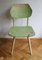 Mid-Century Modern Green and Blue Dining Chairs by Ton, 1964, Set of 2 2