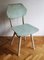 Mid-Century Modern Green and Blue Dining Chairs by Ton, 1964, Set of 2 4